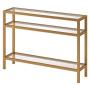 Henn&Hart Console Table, 42'', Gold