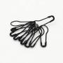 Coolrunner 300pcs 0.8'' Metal Black Gourd Pin/Safety Pins/Steel Wire Pins/Clothing Tag Pins Bulb Pin/Calabash Pin Bead Needle Pins DIY (300)