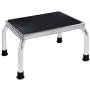 Vaunn Medical Foot Step Stool with Anti-Skid Rubber Platform, Chrome Plated Stool Vaunn Medical Foot Step Stool with Anti-Skid Rubber Platform, Chrome Plated Stool