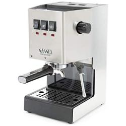 Gaggia RI9380/46 Classic Pro Espresso Machine, Solid, Brushed Stainless Steel