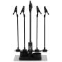 PointZero Airbrush Hobby Model Part Holder - Six Alligator Clip Stand