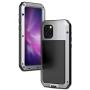 iPhone 11 Pro Max Case, CarterLily Full Body Shockproof Dustproof Waterproof Aluminum Alloy Metal Gorilla Glass Cover Case for Apple iPhone 11 Pro Max 6.5 inch (Silver)