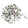 BALABALA 50 Sets 18mm Silver Tone Magnetic Buttons Snap Clasps for Handbag Purses Bags Clothes Leather Sewing Craft DIY BALABALA 50 Sets 18mm Silver Tone Magnetic Buttons Snap Clasps for Handbag Purses Bags Clothes Leather Sewing Craft DIY