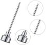 2 Pieces Wax Carving Tools Stainless Steel Cap Wax Tool Metal Wax Tool, Fits All 10 mm, 14 mm and 18 mm Fittings