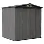 Arrow 6 x 5 EZEE Galvanized Steel Low Gable Shed Charcoal, Storage Shed with Peak Style Roof Arrow 6 x 5 EZEE Galvanized Steel Low Gable Shed Charcoal, Storage Shed with Peak Style Roof