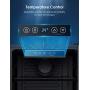 Miroco Beverage Refrigerator Cooler Beer Fridge, Drink Fridge with 3 Layer Glass Door, Removable Shelves, Touch Control, Digital Temperature Display, LED Light for Home Kitchen Bar Office, 3.2Cu.Ft