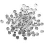 Fityle 200 Pieces Round Aluminium Tea Light Cups Empty Case Candle Wax Containers Candle Mold Model DIY Jelly Gel Wax Candles Tealight Accessories - 38x12mm