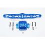 Axial Yeti XL Monster Buggy Upgrade Parts Aluminum Rear Axle Housing Mount - 3Pcs Set Blue