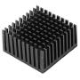 5PCS Aluminum Heat Sink, Aluminum Heat Sink Heatsink Module Cooling Fin Radiator Cooler Fin for Fan PCB Board, 40 x 20 x 40mm Heatsink Thermal (Black)