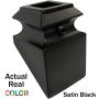 Iron Baluster Shoes (10-Pack) Stair Parts for 1/2'' Square Scroll Basket Twist Knuckle Iron Balusters Metal Slant/Angled Shoes (Real Satin Black not Matte) Iron Baluster Shoes (10-Pack) Stair Parts for 1/2'' Square Scroll Basket Twist Knuckle Iron Balusters Metal Slant/Angled Shoes (Real Satin Black not Matte)