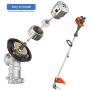Codirom Metal Trimmer Head Universal String Trimmer Head Brush Cutter Head Replacement Head for Gas Trimmer
