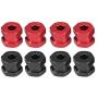 Dilwe 4Pcs RC Car Wheel Hub Adaptor, RC Wheel Hex Hub Metal Adaptor for Traxxas Hsp Redcat Remote Control Crawler Upgrade Part(12mm)