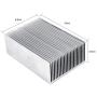 Aluminum Heatsink Cooling Fin Cooler for Led IC Module or Computer 100(L) x 69(W) x 36 mm(H)