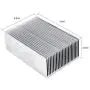 Aluminum Heatsink Cooling Fin Cooler for Led IC Module or Computer 100(L) x 69(W) x 36 mm(H) Aluminum Heatsink Cooling Fin Cooler for Led IC Module or Computer 100(L) x 69(W) x 36 mm(H)