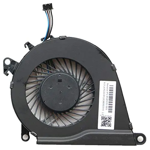 USKKS New CPU Cooling Fan for HP Pavilion 15-BC 15-BC000 15-BC010NR 15-BC018CA 15-BC020NR 15-BC047CL 15-BC051NR 15-BC060NR 15-BC067NR 15-BC100 15-BC200 Omen 15-AX, P/N: 858970-001