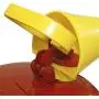 Eagle UI-50-FS Red Galvanized Steel Type I Gasoline Safety Can with Funnel, 5 gallon Capacity, 13.5'' Height, 12.5'' Diameter,Red/Yellow Eagle UI-50-FS Red Galvanized Steel Type I Gasoline Safety Can with Funnel, 5 gallon Capacity, 13.5'' Height, 12.5'' Diameter,Red/Yellow