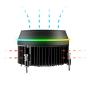 Vetroo darkFlash Shadow CPU Air Cooling Cooler PWM Aluminum LED Addressable RGB Motherboard Control Cooling Fan Motherboard Sync for Intel Core i7/i5/i3