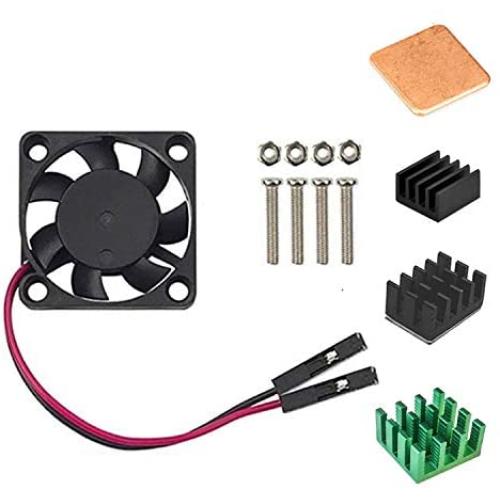 Easycargo Raspberry Pi Fan Heatsink Kit for Cooling Cooler Raspberry Pi 3, Pi 2, Pi Model B+ (Green 1-Pack) Easycargo Raspberry Pi Fan Heatsink Kit for Cooling Cooler Raspberry Pi 3, Pi 2, Pi Model B+ (Green 1-Pack)