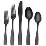 Matte Black Silverware Set, 20-Piece Stainless Steel Flatware Set, Tableware Cutlery Set Service for 4, Utensils for Kitchens, Dishwasher Safe Matte Black Silverware Set, 20-Piece Stainless Steel Flatware Set, Tableware Cutlery Set Service for 4, Utensils for Kitchens, Dishwasher Safe