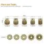 5PCS 32DP 540 Motor Pinion Gear 12T 13T 14T 15T 16T 3.175mm Shaft Pinion Gears Parts Set Kit for 1/10 RC Car Brushless Brush Motor 5PCS 32DP 540 Motor Pinion Gear 12T 13T 14T 15T 16T 3.175mm Shaft Pinion Gears Parts Set Kit for 1/10 RC Car Brushless Brush Motor