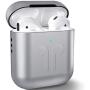 Metal AirPods Case, Full Protective Cover Accessories Compatible with Airpods Wireless Charging Case-Grey