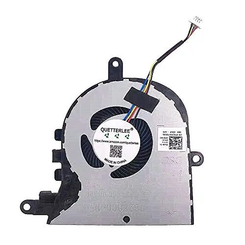 QUETTERLEE Replacement New CPU Cooling Fan for Dell Latitude 3590 L3590 E3590 Inspiron 15 5570 5575 5770 17-3780 3793 5770 Vostro 3580 3590 3591 3593 Series 0FX0M0 DC28000K9D0 DFS1503055P0T FK3A Fan