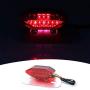 HONGPA Motorcycle Tail Lamp LED Bracket Taillights Hexagon shape For Harley 12 volt modified motorcycle Iron metal shell