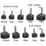 YZDING 30 Pairs Womens High Heel Shoes replacement Tips Pin (8/9/10/11 /12 mm) With Heel Pliers for Repairing Shoes YZDING 30 Pairs Womens High Heel Shoes replacement Tips Pin (8/9/10/11 /12 mm) With Heel Pliers for Repairing Shoes