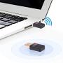 Blueshadow USB WiFi Adapter - Dual Band 2.4G/5G Mini Wi-fi ac Wireless Network Card Dongle with High Gain Antenna for Desktop Laptop PC Support Windows XP Vista/7/8/8.1/10 (USB WiFi 600Mbps)