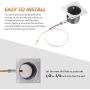 Mudder Fire Burn Pot and Hot Rod Ignitor Kit Replacement Parts for Pit and Traeger Pellet Grill Plus Screws and Fuse