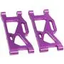 Mingbai Alloy Front&Rear Suspension Arms for WLtoys 124019 1/12 RC Car, RC Car Upgrade Metal Front&Rear Swing Arm Spare Part (2-Pack Rear Swing Arm)