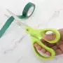 LIVINGO Scissors, 8'' Scissors All Purpose 3-Pack, Titanium Ultra Sharp Scissors for Office Home School Sewing Fabric Craft Supplies, Professional Stainless Steel Blades Shears, Comfort Soft Grip