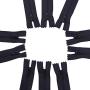 60pcs Nylon Coil Zippers, 5 Inch Colorful Sewing Zippers Supplies for Tailor Sewing Crafts (Black)