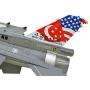 TANG DYNASTY(TM) 1:72 F-16D Fighting Falcon Fighter Attack Metal Plane Model,Singapore Air Force, Military Airplane Model,Diecast Plane,for Collecting and Gift