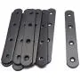 Tulead Metal Bracket Straight Furniture Brace Flat Brace Dresser Brackets 5''x0.8'' 10PCS with Mounting Screws Tulead Metal Bracket Straight Furniture Brace Flat Brace Dresser Brackets 5''x0.8'' 10PCS with Mounting Screws