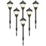 GOODSMANN Landscape Lighting Low Voltage Path Lights LED 1.5 Watt Floodlight with Metal Spike and Connector for Outdoor Lighting Garden, Patio, Yard (6 Pack) 9920-G115-06