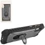 Compatible with Samsung Galaxy A10e SM-A102 - Aluminum Metal Hybrid Phone Case with Stand - ZY0 Gray