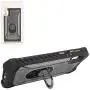 Compatible with Samsung Galaxy A10e SM-A102 - Aluminum Metal Hybrid Phone Case with Stand - ZY0 Gray