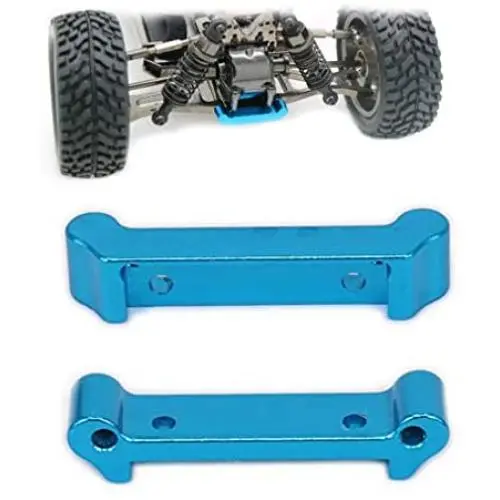 2-Pack Front/Rear Suspension Arm Holder Mount Plate Bumper Frame for RC 1/18 WLtoys A959 A979 A969 K929 Metal Upgrades Parts (Blue) 2-Pack Front/Rear Suspension Arm Holder Mount Plate Bumper Frame for RC 1/18 WLtoys A959 A979 A969 K929 Metal Upgrades Parts (Blue)