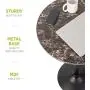 Pearington Lucia Round Bar and Pub Table with Faux Marble Top, 1 Pack, Pearington Lucia Round Bar and Pub Table with Faux Marble Top, 1 Pack,