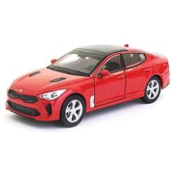 [Kia Toys Collation] 1:38 Diecast Mini Car Miniature 1-pc for 2017 2018 Kia Stinger (Hi-Chroma Red)