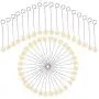 100 Pieces Wool Daubers, Practical Ball Brush Set, Leather Dye Tool with Metal Handle for Leather Making, Leather Dying, Leather Craft DIY 100 Pieces Wool Daubers, Practical Ball Brush Set, Leather Dye Tool with Metal Handle for Leather Making, Leather Dying, Leather Craft DIY