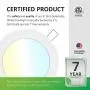 Sunco Lighting 16 Pack 6 Inch Slim LED Downlight with Junction Box, Select from 5 Colors (2700k/3000k/3500k/4000k/5000k), 14W=100W, 850 LM, Dimmable, Selectable Recessed Fixture, IC Rated - UL Sunco Lighting 16 Pack 6 Inch Slim LED Downlight with Junction Box, Select from 5 Colors (2700k/3000k/3500k/4000k/5000k), 14W=100W, 850 LM, Dimmable, Selectable Recessed Fixture, IC Rated - UL