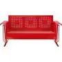 Crosley Furniture Bates Sofa Glider - Red Crosley Furniture Bates Sofa Glider - Red
