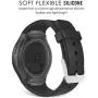 MoKo Watch Band Compatible with Gear S2, Soft Silicone Replacement Sport Band fit Gear S2 (SM-R720 / SM-R730 ONLY) Smart, NOT FIT S2 Classic Watch (SM-R732 & SM-R735), NOT FIT Gear Fit2, Black MoKo Watch Band Compatible with Gear S2, Soft Silicone Replacement Sport Band fit Gear S2 (SM-R720 / SM-R730 ONLY) Smart, NOT FIT S2 Classic Watch (SM-R732 & SM-R735), NOT FIT Gear Fit2, Black