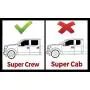 Ionic 5'' Black Steel Curved Nerf Bars (Fits) 2015-2018 Ford F150 and (Fits) 2017-Up Super Duty F250 F350 SuperCrew Cab Only Truck Side Steps (414309BP) Ionic 5'' Black Steel Curved Nerf Bars (Fits) 2015-2018 Ford F150 and (Fits) 2017-Up Super Duty F250 F350 SuperCrew Cab Only Truck Side Steps (414309BP)