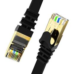 Ethernet Cable, VANDESAIL 2 Pack CAT 7 High Speed Internet LAN Cable, Rj45 Full Gold Plated Plug Cord for Router, Modem, Gaming, Xbox, PS4, Switch