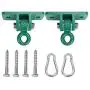BETOOLL 2400 lb Capacity Heavy Duty Swing Hangers for Wooden Sets Playground Porch Indoor Outdoor & Hanging Snap Hooks (2pcs) BETOOLL 2400 lb Capacity Heavy Duty Swing Hangers for Wooden Sets Playground Porch Indoor Outdoor & Hanging Snap Hooks (2pcs)
