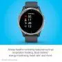 Garmin Venu, GPS Smartwatch with Bright Touchscreen Display, Features Music, Body Energy Monitoring, Animated Workouts, Pulse Ox Sensors and More, Granite Blue and Silver Garmin Venu, GPS Smartwatch with Bright Touchscreen Display, Features Music, Body Energy Monitoring, Animated Workouts, Pulse Ox Sensors and More, Granite Blue and Silver