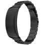 Maxjoy Compatible with Samsung Gear Fit 2 Band,Watch Bands Premium Stainless Steel Bracelet Metal Watch Strap with Magnet Clasp Replacement for Samsung Gear Fit2 SM-R360 Smart Watch,Black